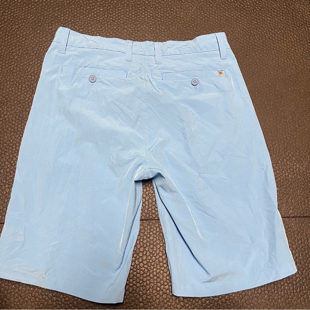 Hurley Blue Hybrid Shorts Lightweight Casual Wear - Picture 7 of 9